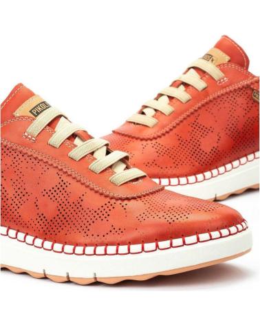 Sportivo-De-Mujer-PIKOLINOS-6621C1-ZAPATILLAS-CASUAL-DE-MUJER-PIEL-ROJO