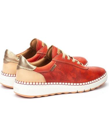 Sportivo-De-Mujer-PIKOLINOS-6621C1-ZAPATILLAS-CASUAL-DE-MUJER-PIEL-ROJO