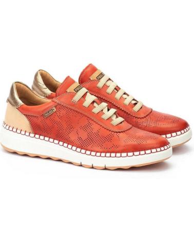 Sportivo-De-Mujer-PIKOLINOS-6621C1-ZAPATILLAS-CASUAL-DE-MUJER-PIEL-ROJO