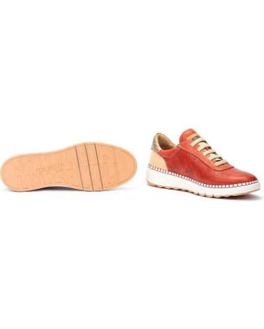 Sportivo-De-Mujer-PIKOLINOS-6621C1-ZAPATILLAS-CASUAL-DE-MUJER-PIEL-ROJO