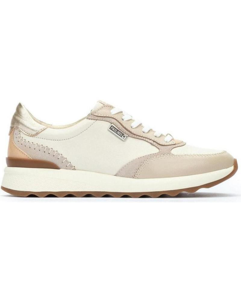 Deportivas de Mujer PIKOLINOS 6625C1 ZAPATILLAS CASUAL DE MUJER PIEL HIELO BEIGE