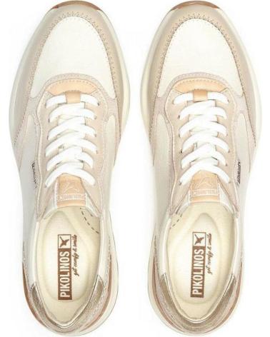 Deportivas de Mujer PIKOLINOS 6625C1 ZAPATILLAS CASUAL DE MUJER PIEL HIELO BEIGE
