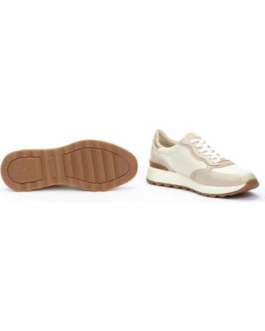 Deportivas de Mujer PIKOLINOS 6625C1 ZAPATILLAS CASUAL DE MUJER PIEL HIELO BEIGE