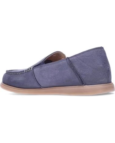 MOCASSINS FLUCHOS TRIBAL EM PELE AZUL