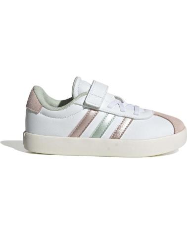 ADIDAS VL COURT 3.0 EL IH4952 - ZAPATILLAS DEPORTIVAS BLANCAS NIÑA MULTICOLOR