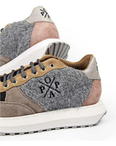 Sportif pour Femme POPA ZAPATILLAS INES FIELTRO GRIS