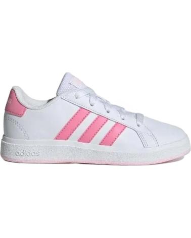 Trainers-De-Niña-ADIDAS-ZAPATILLAS-GRAND-COURT-2-0-PARA-NINOS-UNISEX-EN-COLOR-BLANCO