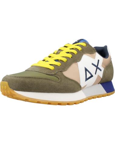 Sneaker-De-Hombre-SUN68-ZAPATILLAS-HOMBRE-MODELO-JAKI-BICOLOR-COLOR-VERDE-S1916-MILT
