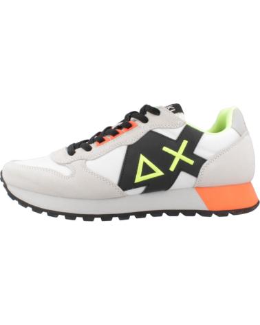 Sportivo per Uomo SUN68 ZAPATILLAS HOMBRE MODELO JAKI FLUO COLOR BLANCO S01 BIANCO