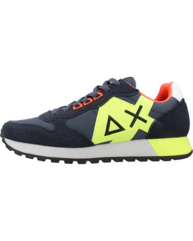 Sportivo per Uomo SUN68 ZAPATILLAS HOMBRE MODELO JAKI FLUO COLOR AZUL S07 NAVY