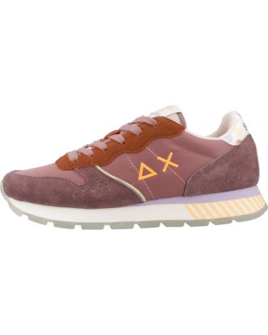 Sportivo per Donna SUN68 ZAPATILLAS MUJER MODELO ALLY CANDY CANE COLOR BURDEOS S71 CA S71 CACAO
