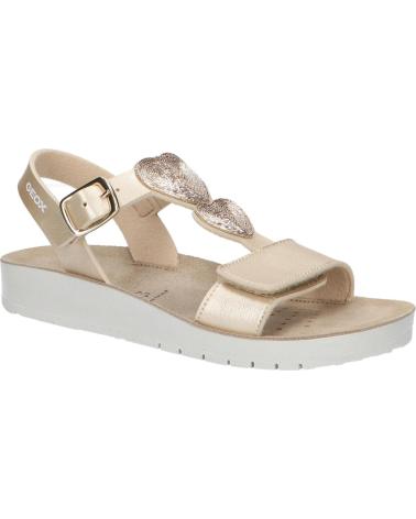 Sandálias de Mulher e Menina GEOX J35EAD 0NF2J J SANDAL COSTAREI C2012 LT GOLD ORO