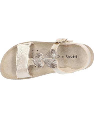 Sandálias de Mulher e Menina GEOX J35EAD 0NF2J J SANDAL COSTAREI C2012 LT GOLD ORO