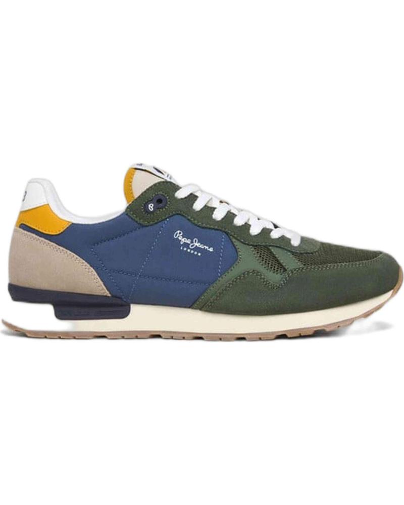 Sportschuhe für Herren PEPE JEANS ZAPATILLAS BRIT CAMP PARA HOMBRE EN COLOR MULTICOLOR MULTICOLOR