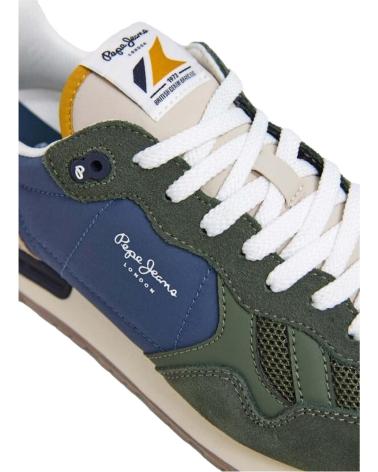 Sportschuhe für Herren PEPE JEANS ZAPATILLAS BRIT CAMP PARA HOMBRE EN COLOR MULTICOLOR MULTICOLOR