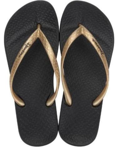 Chanclas-De-Mujer-IPANEMA-PISCINA-Y-PLAYA-NEGRO-Y-DORADO