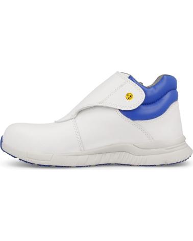 Sportif-De-Hombre-PAREDES-ZAPATOS-DE-SEGURIDAD-ANTIDESLIZANTES-DOP-BLANCO-BLANCO