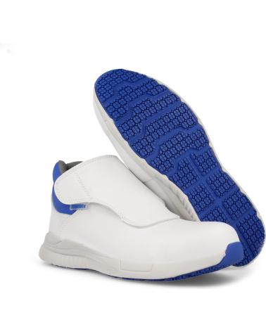 Sportif-De-Hombre-PAREDES-ZAPATOS-DE-SEGURIDAD-ANTIDESLIZANTES-DOP-BLANCO-BLANCO