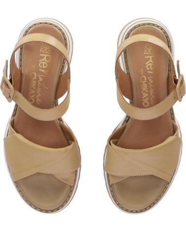 Sandales pour Femme CHIKA10 RE PEREGIL 05 BEIG-BEIGE