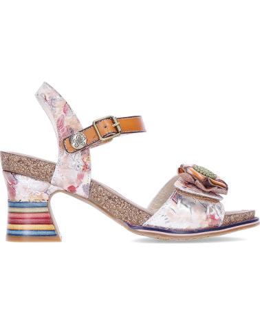 Woman Sandals LAURA VITA SANDALIAS CON TACON DECBYO22 ORANGE