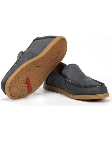 MOCASSINS FLUCHOS TRIBAL EM PELE AZUL