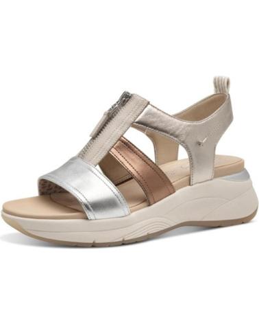 Sandals-De-Mujer-TAMARIS-88722-PIEL-METALIZAD-PLATINO