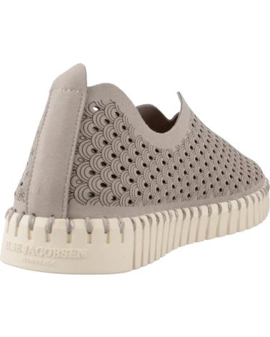 Zapatos de Mujer ILSE JACOBSEN ZAPATILLA CASUAL DE NOBUK TROQUELADO CON SUELA DE GOMA ATMOSPHERE