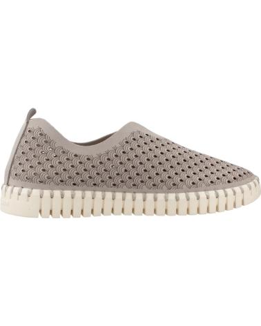 Zapatos de Mujer ILSE JACOBSEN ZAPATILLA CASUAL DE NOBUK TROQUELADO CON SUELA DE GOMA ATMOSPHERE