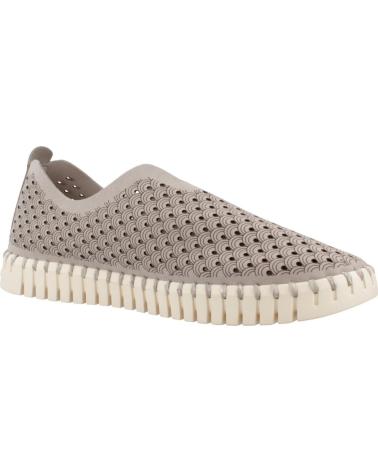 Zapatos de Mujer ILSE JACOBSEN ZAPATILLA CASUAL DE NOBUK TROQUELADO CON SUELA DE GOMA ATMOSPHERE