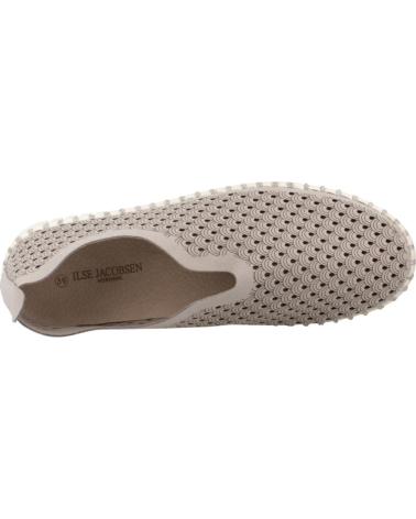 Zapatos de Mujer ILSE JACOBSEN ZAPATILLA CASUAL DE NOBUK TROQUELADO CON SUELA DE GOMA ATMOSPHERE