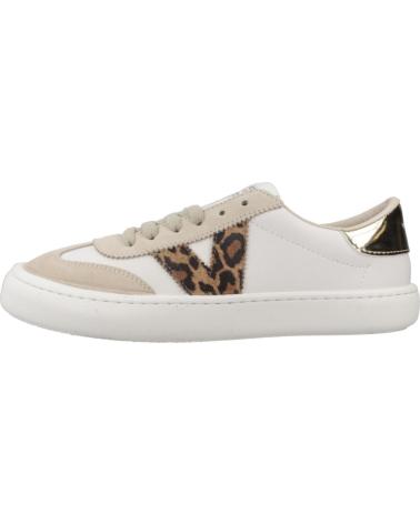 VICTORIA OLMO BAREFOOT SNEAKERS ANIMAL PRINT BEIGE AND WHITE BEIGE