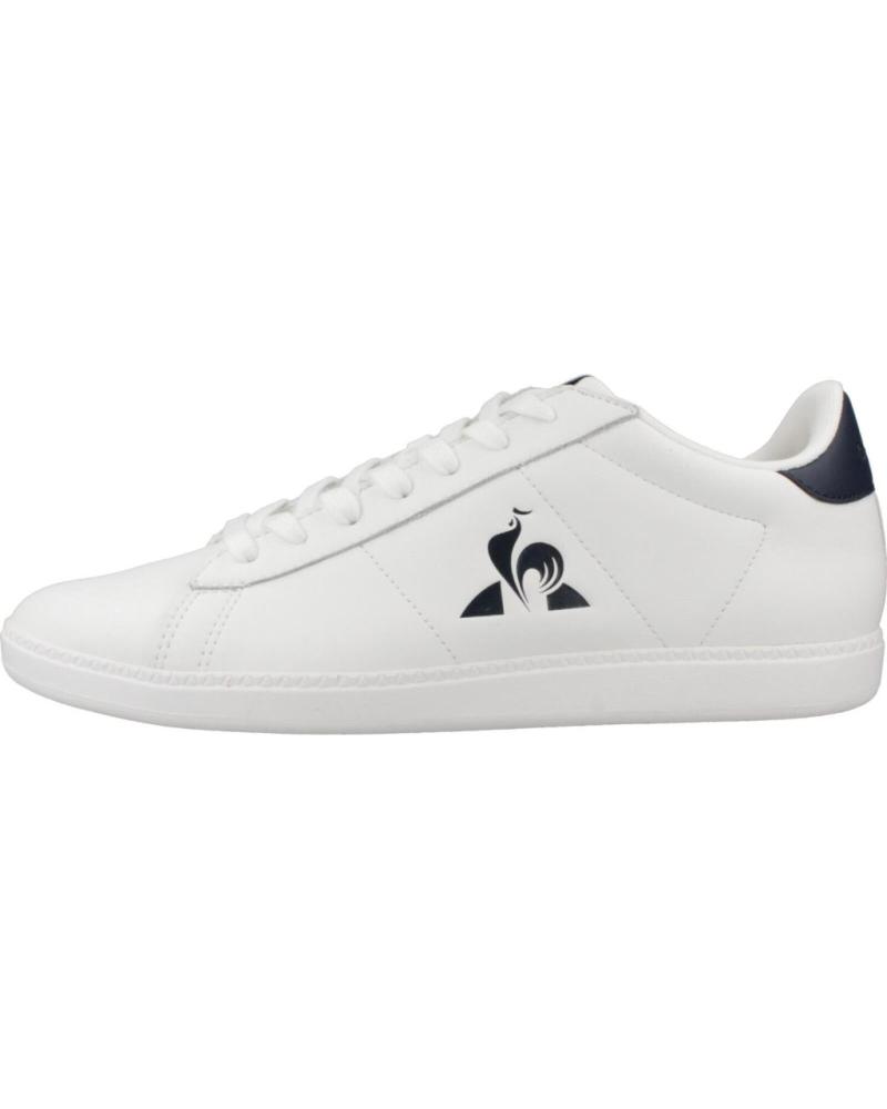 Tênis-casuais-para-homens-LE-COQ-SPORTIF-ZAPATILLAS-COURTSET-PARA-HOMBRE-EN-COLOR-BLANCO