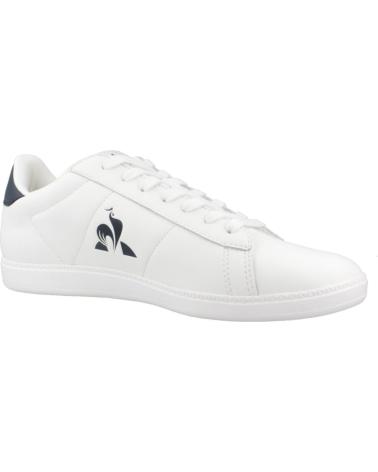 Tênis-casuais-para-homens-LE-COQ-SPORTIF-ZAPATILLAS-COURTSET-PARA-HOMBRE-EN-COLOR-BLANCO