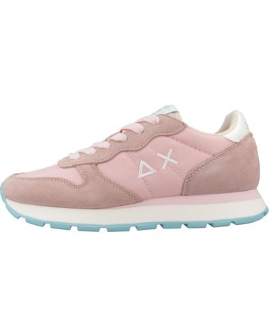 SUN68 ZAPATILLAS MUJER MODELO ALLY SOLID NYLON COLOR ROSA S04 ROSA