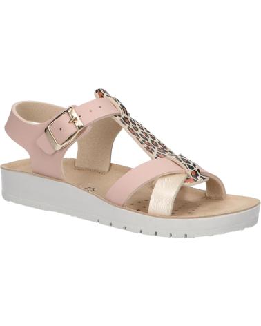 Sandalias de Mujer y Niña GEOX J45EAG 05404 J SANDAL COSTAREI C8J2U DK ROSE-PLATINUM