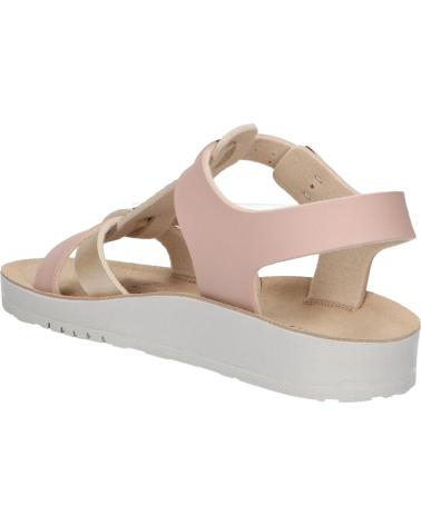 Sandalias de Mujer y Niña GEOX J45EAG 05404 J SANDAL COSTAREI C8J2U DK ROSE-PLATINUM