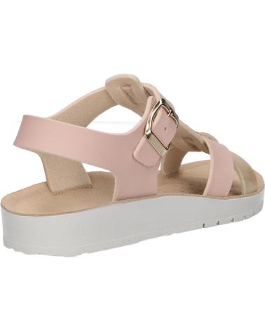 Sandalias de Mujer y Niña GEOX J45EAG 05404 J SANDAL COSTAREI C8J2U DK ROSE-PLATINUM