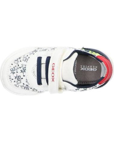 Sportif pour Garçon GEOX B021NA 01054 B GISLI C0899 WHITE-NAVY BLANCO