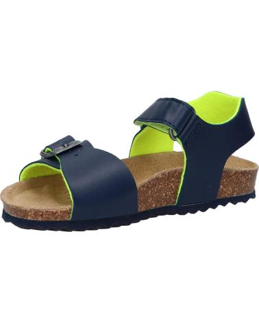 GEOX J028LB 0003W J GHITA NAVY-FLUO YELLOW C4502