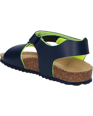 GEOX J028LB 0003W J GHITA NAVY-FLUO YELLOW C4502