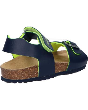 GEOX J028LB 0003W J GHITA NAVY-FLUO YELLOW C4502