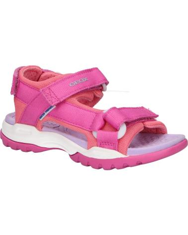 Sandálias-De-Niña-GEOX-J450WA-01411-J-BOREALIS-C8N7Q-FUCHSIA-LT-CORAL-ROSA