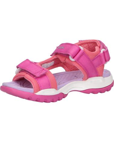 Sandálias-De-Niña-GEOX-J450WA-01411-J-BOREALIS-C8N7Q-FUCHSIA-LT-CORAL-ROSA
