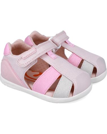 girl Sandals BIOMECANICS SANDALIA PARA NINA 252192 METALIZADA ROSAB032