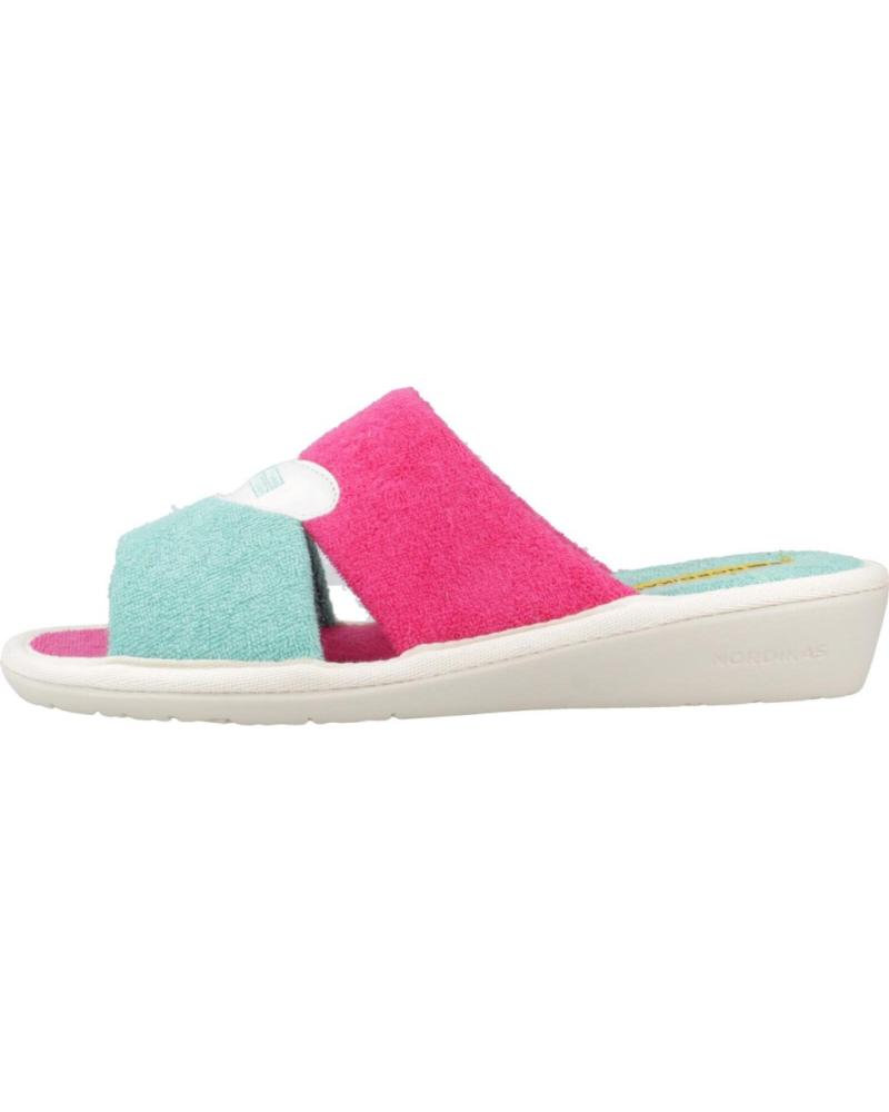 Pantofole per Donna NORDIKAS ZAPATILLAS HOGAR MUJER MODELO TOP LINE COLOR VERDE VERDE VERDE