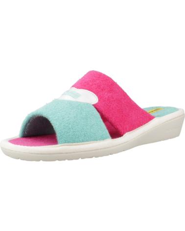 Pantofole per Donna NORDIKAS ZAPATILLAS HOGAR MUJER MODELO TOP LINE COLOR VERDE VERDE VERDE