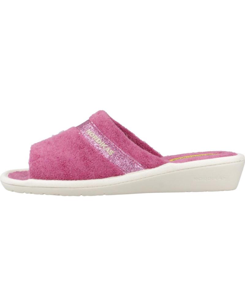 Pantofole per Donna NORDIKAS ZAPATILLAS HOGAR MUJER MODELO 1928 COLOR ROSA ORQUIDEA ORQUIDEA