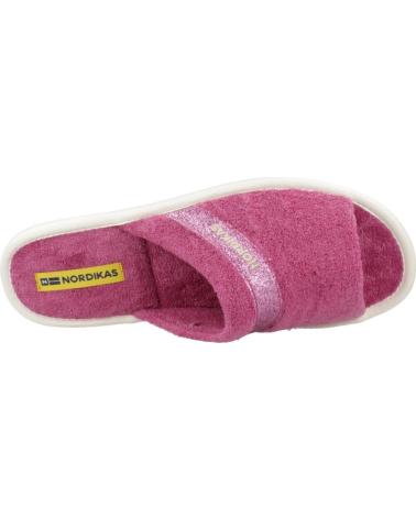 Pantofole per Donna NORDIKAS ZAPATILLAS HOGAR MUJER MODELO 1928 COLOR ROSA ORQUIDEA ORQUIDEA