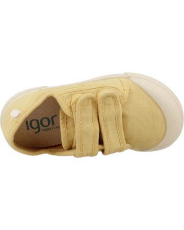 Zapatillas-casual-para-niña-IGOR-ZAPATILLAS-NINA-MODELO-S10333-COLOR-AMARILLO-DIJON