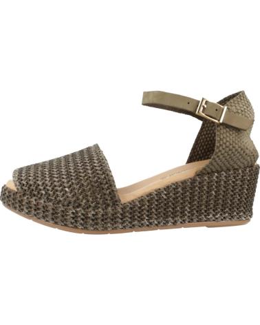 Sandali per Donna PITILLOS ALPARGATAS MUJER MODELO 10560P COLOR VERDE KAKI
